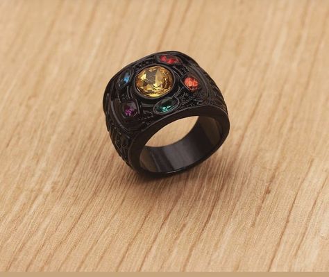 Infinity Stones Ring, Marvel Infinity Stones, Destiny Art, Gold Bar Pendant, The Infinity Gauntlet, Infinity Stones, Angel Ring, Infinity Gauntlet, Marvel Infinity