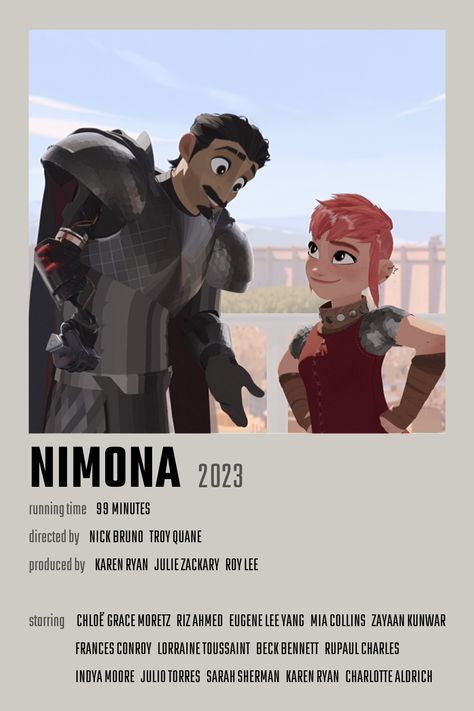 Nimona Movie Poster Nimona Comic Movie Poster, Alternative Minimalist Album Covers Movies, Nimona Poster, Nimona Aesthetic, Nimona Wallpaper, Minimalist Poster Movie, Alt Posters, Film Recommendations, Iconic Movie Posters