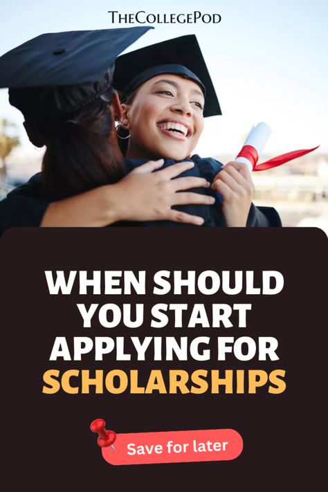 When to apply for scholarships? The answer is simple - the sooner, the better! As tuition costs continue to skyrocket, scholarships can add to your overall financial aid. Read on to find out how to win scholarships and cut college costs. https://thecollegepod.com/when-should-you-start-applying-for-scholarships/ Applying For College, Proposal Paper, High School Counselor, College Scholarships, Family Weekend, Work Harder, Scholarships For College, Salon Furniture, Personal Statement