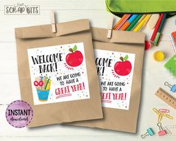 Checkout - Scrap Bits Preschool Preparation, Back To School Tags, Baby Shower Tags, Brochure Paper, Welcome Back To School, Tags Printable, Beginning Of School, Party Favor Tags, Printable Tags