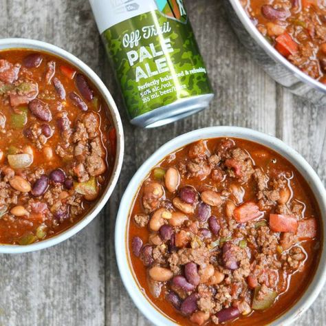 James’ Pale Ale Chili – From James to Jamie Beer Food, Brewing Beer, Beer Recipes, Cooking Pan, Chili Recipe, Pale Ale, Chili Recipes, Food Recipe, Lunches And Dinners