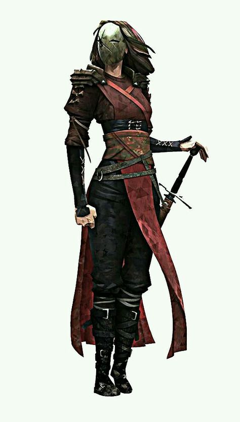 Rogue Dnd, Blood Hunter, Warrior Concept Art, Warrior Outfit, Japanese Warrior, Fantasy Warrior, Fantasy Inspiration, Dnd Characters, Character Inspo