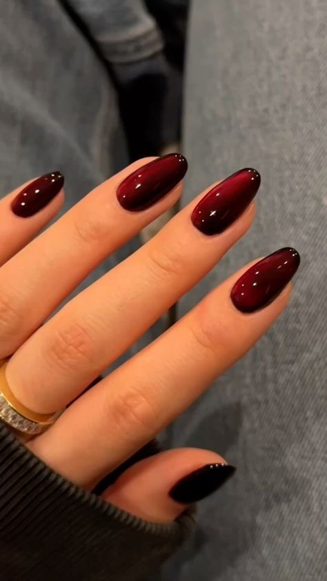 Nails Subtle, Nails November, Wine Nails, December Nails, November Nails, Fall Nail Trends, October Nails, Subtle Nails, Basic Nails