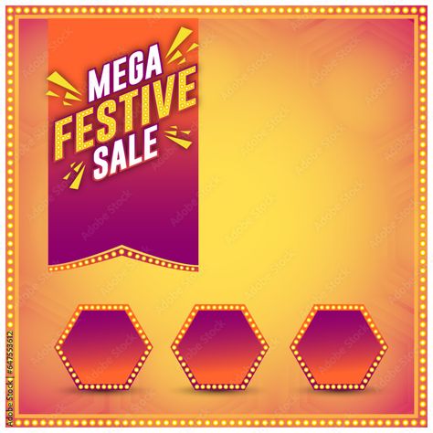 Mega Festival Sale Advertisement Template. Retail, Offer, Discount ads Vector. Creative, Concept, artwork, faceboo ads, facebook post, telugu festivals, shhhoppping adss, retail saale poster, discount ads, mobile store ads, mobile shop, electronics ads, accessories, gadgets sale, print media ads, advertisement design, telugu ads, telugu greetings, dasara, pongal, sankranti, new year, christams, ugadi sale ads, shopping mall ads, storee ads, textile ads, sarees ads, win, dhamaka sale, Shop win Diwali Dhamaka Offer Poster, Mobile Shop Poster Design, Discount Offer Creative Ads, Offer Creative Ads, Special Offer Logo, Mobile Advertising Design, Mobile Accessories Shop, Offer Poster, Sale Advertisement