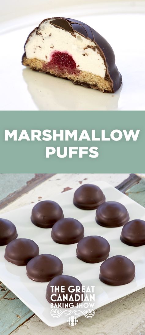 Puff Cookies Recipe, Canadian Cookie Recipes, Marshmallow Puff Recipes, Recipes That Use Marshmallows, Marshmallow Bars Recipes, Marshmallow Baking Ideas, Marchmelow Recipes, Challenging Baking Recipes, Colored Marshmallow Recipes