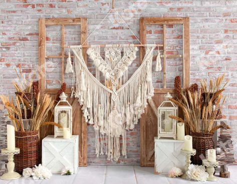 An Essential Guide To Boho Wedding Photography Using Backdrops. Boho Backdrop Inspiration For Your Wedding. #magpiewedding Boho Backdrops, Retro Backdrop, Boho Thanksgiving, Backdrop Inspiration, Boho Plants, Photo Studio Props, Boho Wedding Photography, Backdrops For Photography, Boho Backdrop