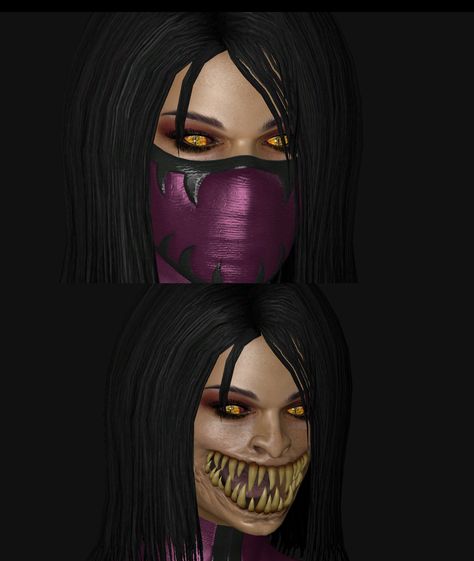 Mileena Mk9 Mileena, Mk Mileena, Mileena Mk9, Mileena Mk, Gamer Life, Video Game Art, Game Art, Halloween Face Makeup, Video Games