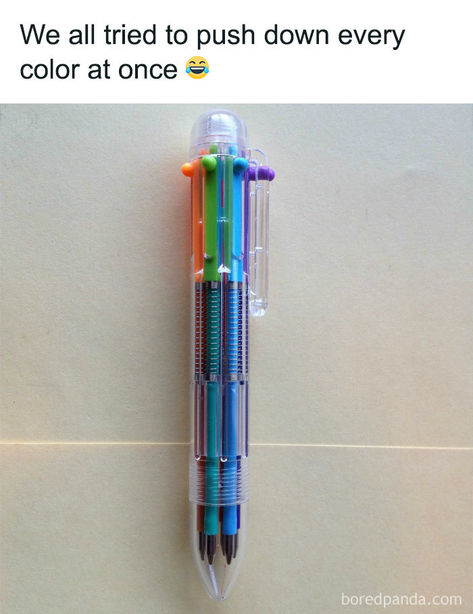 Multicolor Pen, Childhood Memories Aesthetic, Muji Pens, Childhood Memories Quotes, Nostalgia 2000s, Childhood Memories Art, 90s Stuff, Right In The Childhood, Childhood Memories 90s