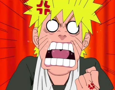 Naruto Uzumaki Angry, Naruto Angry, Leaf Village, Reaction Images, Yellow Hair, Lisa Simpson, Naruto Uzumaki, Old And New, Pixar