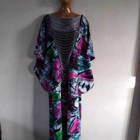 Ankara beaded Kaftan Ankara Beaded Gowns, Beaded Ankara Dress, Beaded Dresses, Ankara Fashion, Waist Beads, Beaded Gown, Ankara Styles, African Attire, African Fashion Dresses