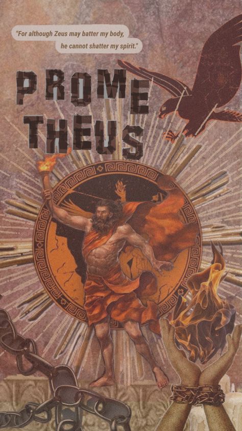 For @mattgriffith1 comp!! Prometheus 🔥 #greekmythology #prometheus #fire #mythology #aesthetic #red #orange #fyp #vintage #history #greek #vibes Prometheus Aesthetic, Prometheus Mythology, Prometheus Art, Greek Vibes, Mythology Aesthetic, Vintage History, Aesthetic Red, Wall Papers, Alter Ego