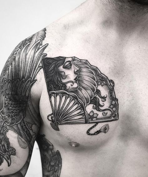 Fan Tattoo | Tattoo Ideas and Inspiration Traditional Fan Tattoo, Japanese Fan Tattoo, Fan Tattoo, Tattoo Traditional, Japanese Tattoos, Japanese Fan, Tattoo Tattoo, Japanese Tattoo, Future Tattoos