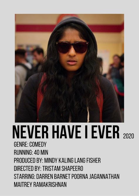 Never Have I Ever Poster, Movie Bloopers, Posters Minimalist, Most Paused Movie Scenes, Film Posters Minimalist, Mindy Kaling, Never Have I Ever, Minecraft Crafts, Film Posters