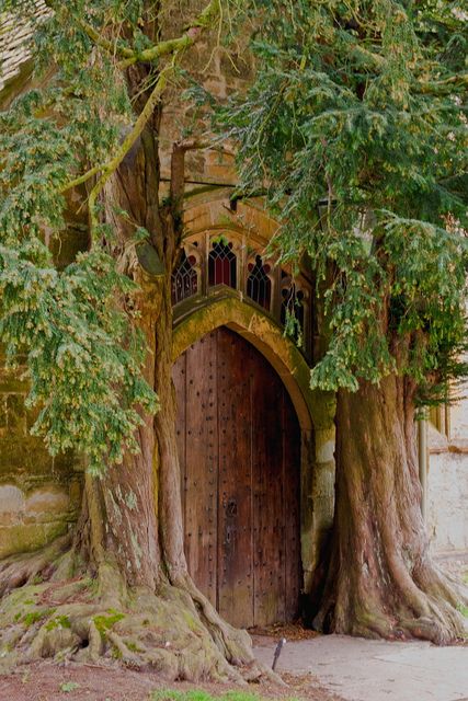 St Edwards Church. Stow on the Wold North Door by Jim Key, via Flickr#Repin By:Pinterest++ for iPad# Stow On The Wold, Secret Door, Unique Doors, Beautiful Doors, Garden Bridge, The Door, Architecture Details, Windows And Doors, Tree House