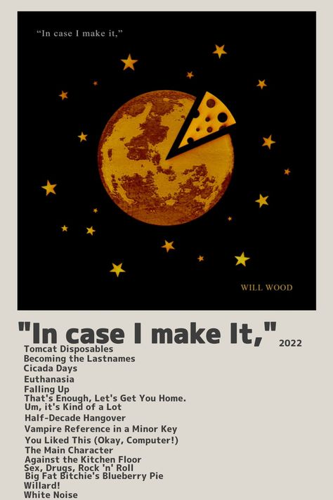 will wood<3 In Case I Make It, It Movie Poster, It Movie, Funny Rats, Rat Man, Will Wood, Old Music, Wood Wallpaper, White Noise