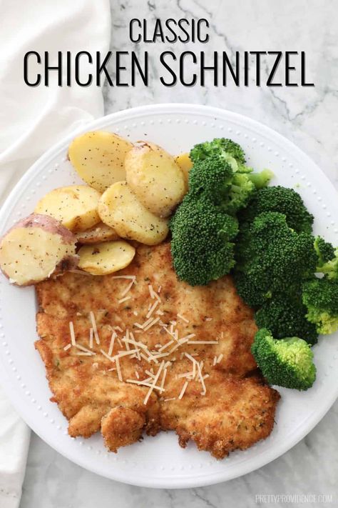 Chicken Schnitzel Recipe, Schnitzel Recipe, Mustard Chicken Recipes, Schnitzel Recipes, Pork Schnitzel, Chicken Schnitzel, Nice Food, Summer Recipes Dinner, Meat Dishes