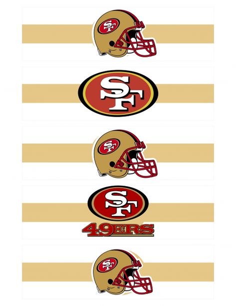 Second Chance To Dream - Super Bowl 54 Party Printables 49ers Football Party, 49ers Crafts, 49ers Birthday Party, Football Party Printables, Superbowl Ideas, Recycled Cd Crafts, Superbowl Party Decorations, Football Theme Birthday, Super Bowl Decorations