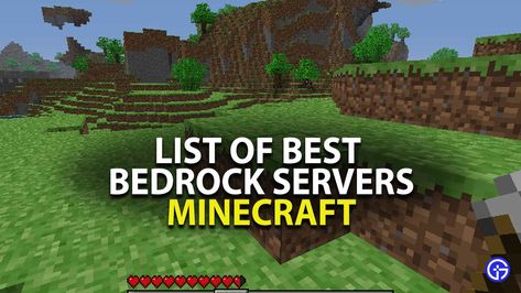 Here is the list of top servers in Minecraft Bedrock Edition. The post How to find best Minecraft servers for Bedrock in 2021? appeared first on Gamer Tweak. Minecraft Servers Bedrock, Cool Minecraft Seeds, Minecraft Hacks, Minecraft Things, Best Server, Minecraft Servers, Minecraft Tips, Minecraft Games, Survival Mode