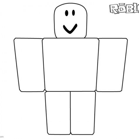 Roblox Characters Coloring Pages Logo - Free Printable Coloring Pages Roblox Printable, Roblox Coloring Pages, Roblox Coloring, Roblox Character, Roblox Characters, Body Template, Character Template, Boy Drawing, Body Drawing