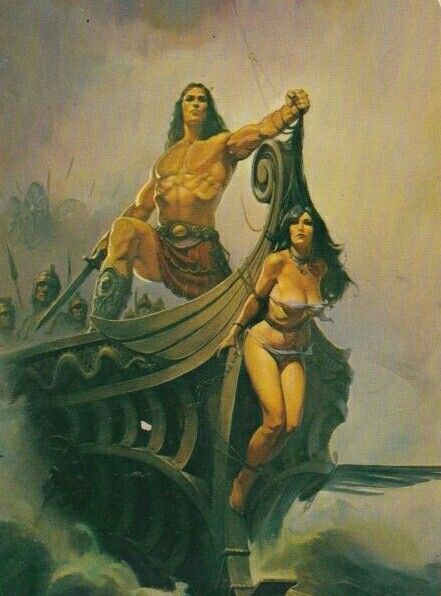 Sanjulian Art, Frazetta Women, Manuel Sanjulian, Pulp Heroes, Ken Kelly, Arte Pulp, Boris Vallejo, Frank Frazetta, Conan The Barbarian