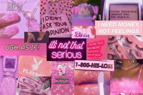 #pink #purple #wallpaper #screensaver #collage #laptop #desktop #pinkbaddie #aesthetic #aesthetics Screensaver Collage, Laptop Screensaver, Baddie Aesthetic Wallpaper, Laptop Wallpaper Quotes, Top Notch Wallpaper, Pink Baddie, Baddie Wallpaper, Gift Bags For Boyfriend, Notch Wallpaper