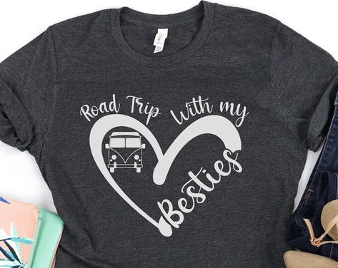 Sisters Trip Shirts Travel Shirts Road Trip Shirts Squad - Etsy Road Trip Shirts, Sisters Trip, Girls Weekend Shirts, Friend Vacation, Trip Shirts, Squad Shirt, Girls Weekend, Travel Shirts, Shirt Ideas