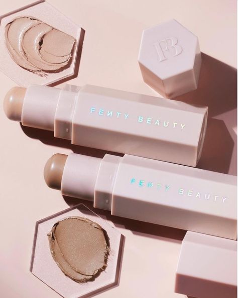 Fenty Contour Stick, Fenty Beauty Contour Stick, Fenty Contour, Fenty Beauty Contour, Stick Aesthetic, Fenty Skin, Rihanna Love, Contour Stick, Cream Contour