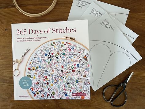 365 Days of Stitching {book review} Keeping A Diary, Cherish Life, Journal Project, Stitch Book, Journal Template, New Crafts, Letters And Numbers, Embroidery Kits, Book Crafts