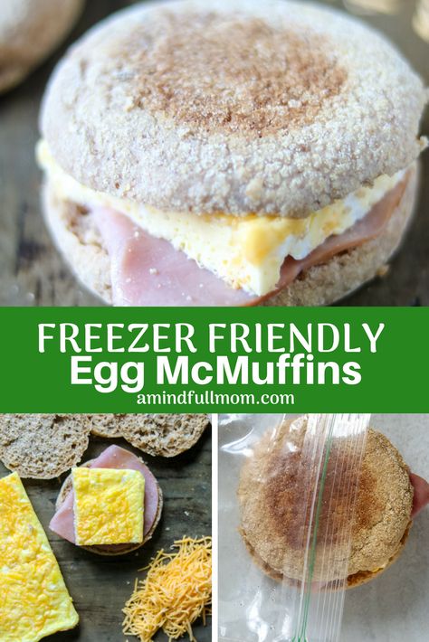 Mcmuffin Sandwiches, Healthybreakfast Eggs, Egg Breakfast Sandwiches, Egg Mcmuffin Recipe, Crowd Breakfast, Breakfast Sandwiches Frozen, Egg Sandwich Breakfast, Cooking Eggs, Egg Mcmuffin