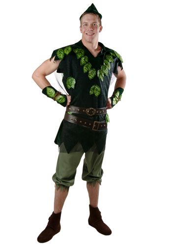 Adult Deluxe Peter Pan Costume HatShirtVestBeltsArm BandsPants HatShirtVestBeltsArm BandsPants Male Disney Costumes, Forest Outfit Men, Enchanted Forest Outfit, Peter Pan Halloween Costumes, Enchanted Forest Theme Party, Peter Pan Halloween, Peter Pan Outfit, Mad Men Costume, Adult Disney Costumes