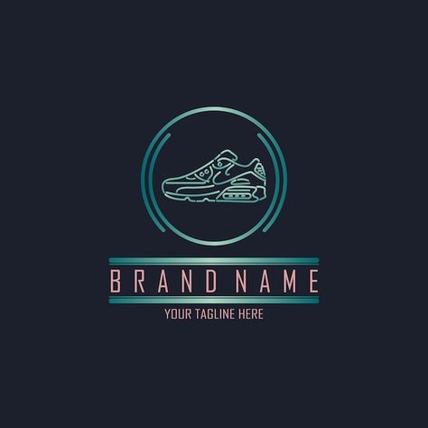 Logo Shoes Design Ideas, Shoe Business Logo, Sneaker Logo Idea, Shoe Brand Logo Ideas, Shoes Logo Design Ideas Creative, Shoe Logo Design Creative, Footwear Logo Design, Shoes Logo Design, Shoes Brand Logo