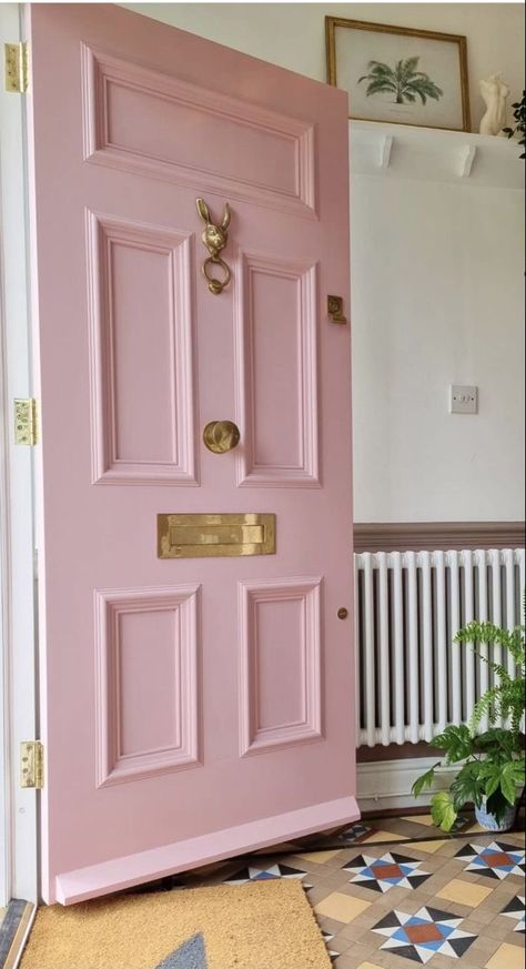 Pink Door, Front Entrance, Maximalism, Pink Houses, Barbie Dream House, Dream House Decor, Dream Homes, House Inspo, Dream Home Design