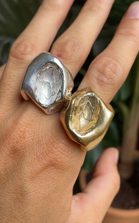 Silversmithing Jewelry, Collective Consciousness, Dope Jewelry, Funky Jewelry, Jewelry Lookbook, Recycled Silver, Mode Inspo, Silver Rings Handmade, Gold Plated Rings