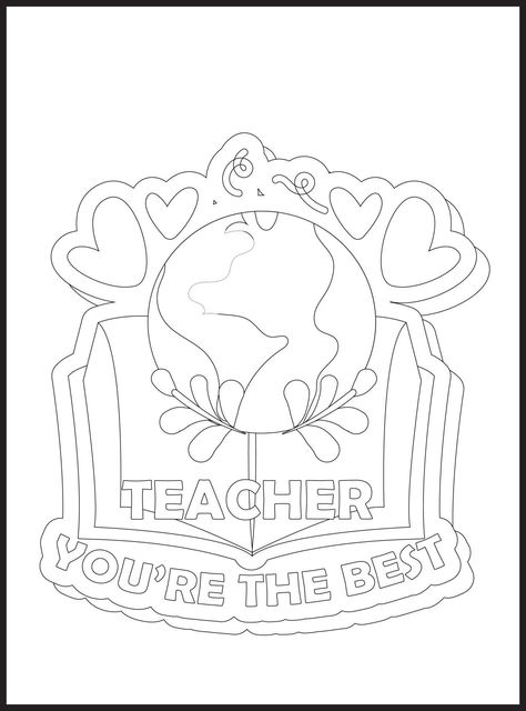 Teachers Day Coloring pages Teacher Coloring Pages, Teacher's Day Card Ideas, Teachers Day Drawing, Happy Teachers Day Card, Homemade Teacher Gifts, Male Teacher Gifts, Korean Short, Unique Teachers Gift, Teachers Day Card