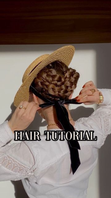 Short Vintage Hairstyles, Vintage Hairstyles For Long Hair, Paris Accessories, Vintage Hairstyle, Historical Hairstyles, Edwardian Hairstyles, Hairstyle Ideas Easy, Vintage Hairstyles Tutorial, 4 Braids