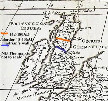 Picture map of Hardians wall and Roman Britain Hadrian Wall, Rome Map, Wall Stretch, Hadrian's Wall, Roman Britain, Hadrians Wall, Wall Map, Irish Sea, Wall Maps