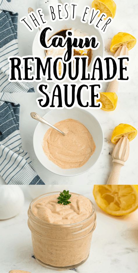 Cajun Remoulade Sauce Recipe, Cajun Remoulade Sauce, Cajun Recipes Easy, Remoulade Sauce Recipe, Cajun Remoulade, Fajita Seasoning Mix, Easy Cajun, Homemade Fajita Seasoning, Remoulade Sauce