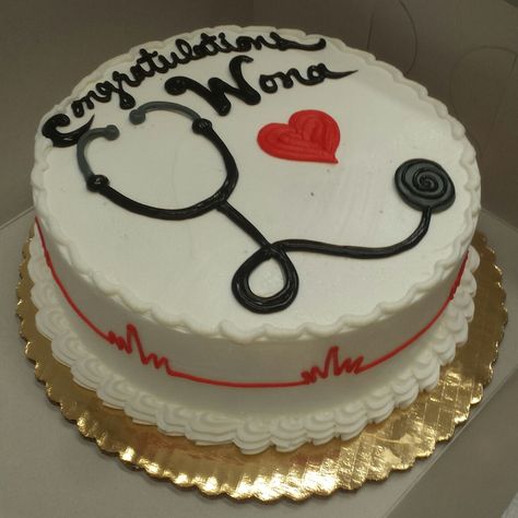 Calumet Bakery Simple Nurse Graduation Cake Nurse Cake Ideas Simple, Simple Graduation Cakes, Nursing Graduation Cakes, Calumet Bakery, Medical Cake, Nurse Cake, Doctor Cake, Nursing Cake, Graduation Party Cake