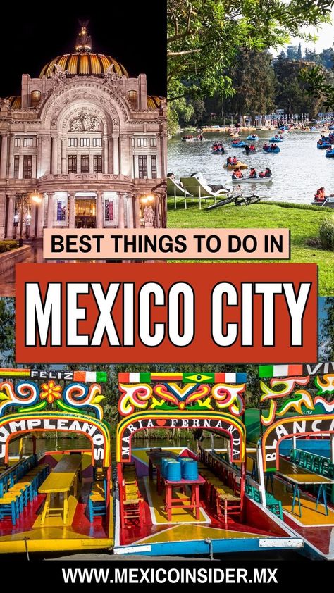 Mexico Insider's 25 absolute best things to do in Mexico City | Mexico Insider Things To Do In Mexico City, Mexico City Aesthetic, Best Mexico Vacations, Mexico City Vacation, Things To Do In Mexico, Mexico City Travel, Palace Of Fine Arts, Mexico City Mexico, City Vacation