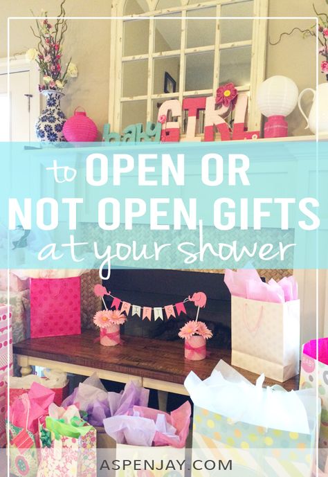 Do you have to open gifts at your baby shower? What is the baby shower etiquette? Are there alternative options? This detailed post covers it all with tips to make the gift opening process enjoyable for everyone. And alternatives if you really don't want to open gifts at the shower! Just click on the link to read the post! Not Opening Gifts At Bridal Shower Sign, No Wrapping Baby Shower Gifts, Baby Shower Not Opening Gifts, Not Opening Gifts At Baby Shower Sign, Unwrapped Baby Shower Gifts Display, Baby Shower Gift Opening Area, Gift Opening Ideas, Unwrapped Baby Shower Gifts, Come And Go Baby Shower Ideas