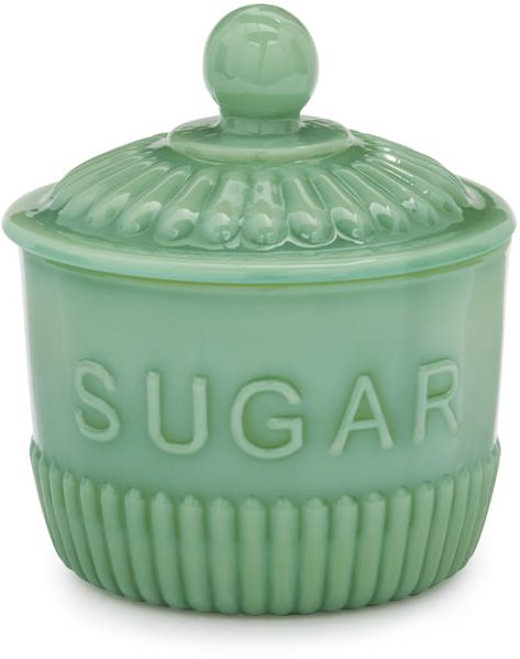 Jadeite Kitchen, 1930s Kitchen, Green Milk, Stonewall Kitchen, Vintage Dishware, Green Glassware, Glass Ware, Green Things, Sugar Bowls And Creamers