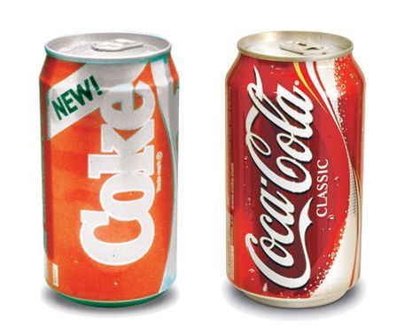 New coke was a Coca cola brand failure story. In 1985 the Coca-Cola Company decided to terminate and replace its soft drink with a new formula. New Coke, Coca Cola Recipes, Cola Recipe, Famous Drinks, Coca Cola Brands, Cherry Coke Can, Coca Cola Can, Dairy Drinks, Vegetable Drinks