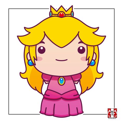 Princess Peach from Super Mario in a chibi style Princess Peach Chibi, Chibi Fanart, British Wedding, Chibi Style, Super Mario, Princess Peach, Mario, Fan Art