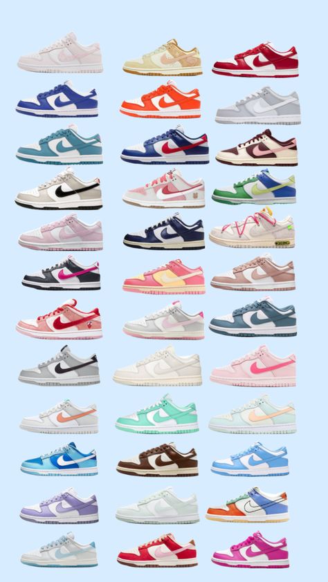 #dunks #nike #preppy Nike Preppy, Aesthetic Teen Girl, Bape Shoes, Pink Nike Shoes, Pretty Sneakers, Shoes For School, Back To School Shoes, Preppy Shoes, Pretty Shoes Sneakers