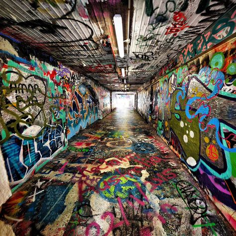 "Graffiti Tunnel, Sydney University, Sydney [OC] [3618x3618]" by gottoesplosivo in StreetArtPorn - Imgur Graffiti Places, Graffiti Tunnel, Graffiti Room, Graffiti Pictures, Graffiti Photography, Urban Street Art, Graffiti Tagging, Graffiti Wallpaper, Street Graffiti