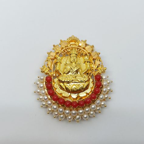 Lakshmi Kammalu Gold, Laxmi Gold Pendant, Laxmidevi Lockets Gold, Coral Pendant Indian Gold, Lakshmi Locket Gold, Gold Laxmi Pendent Designs, Necklaces Gold Simple, Gold Lakshmi Pendant Designs, Stone Pendent Designs Gold