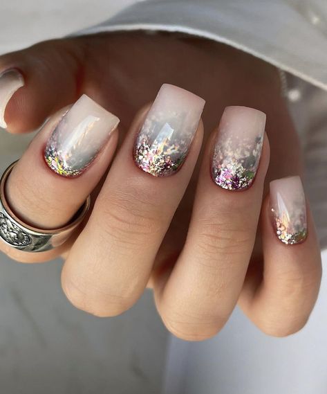 Ombre Wedding Nails, Baby Glam, Short Coffin Nails Designs, Swirl Nail Art, Bright Nail Art, Bridal Nails Designs, Fancy Nail Art, Matte Nail Art, Ombre Wedding