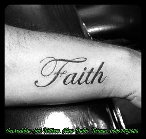 #Faith #Tattoo Faith Tattoo #Call #09899473688 Faith Script Tattoo, Faith Fonts Tattoo, Faith Tattoo For Men, Walking By Faith Tattoo, Faith Neck Tattoo, Faith Tattoo Men, Faith Tattoo, Neck Tattoo For Guys, True Tattoo