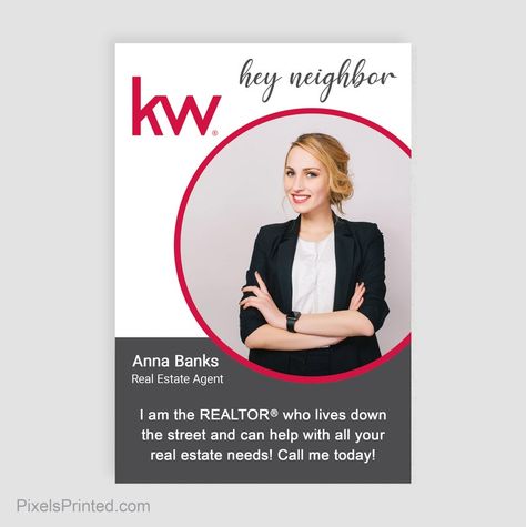 Keller Williams Realty Marketing, Interior Designer Business Card, Real Estate Postcards, Phoenix Homes, Real Estate Business Cards, Social Media Accounts, Real Estate Tips, Keller Williams, Keller Williams Realty