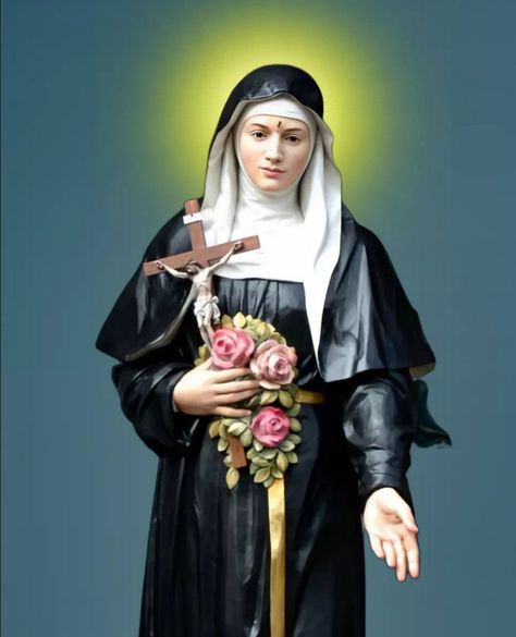 St Rita Of Cascia, St Rose Of Lima, St. Rita, Santi Cattolici, Catholic Beliefs, St Therese Of Lisieux, Mama Mary, Beautiful Landscape Photography, Jesus Photo